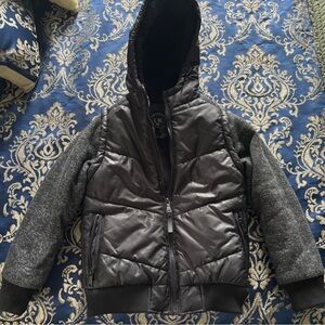 Urban Republic Black and Gray Kids Jacket